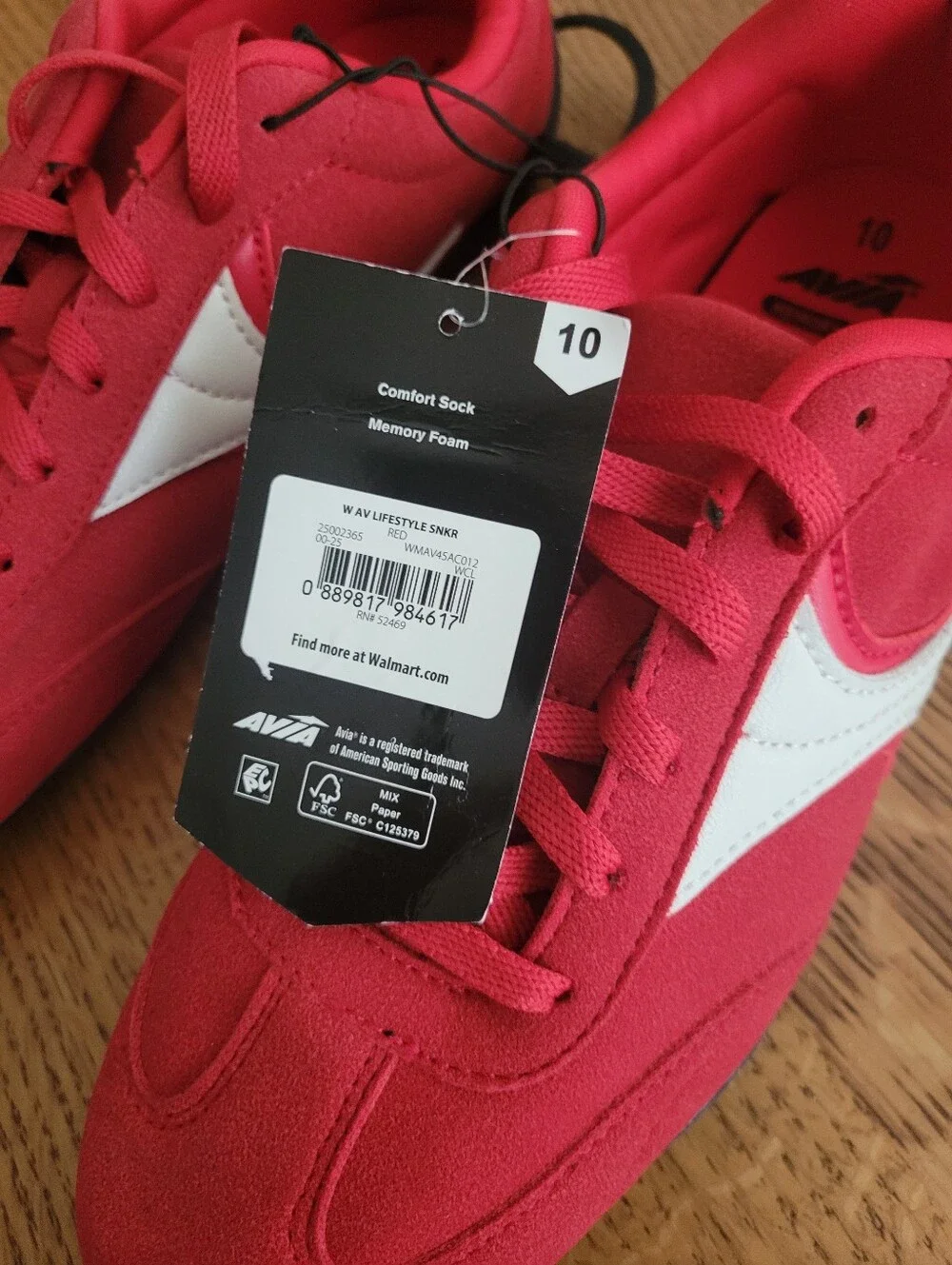 Avia Lifestyle Sneaker - Red & White